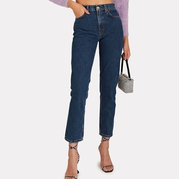 Re/Done Women’s 70s Straight Leg Jeans - Picture 1 of 2
